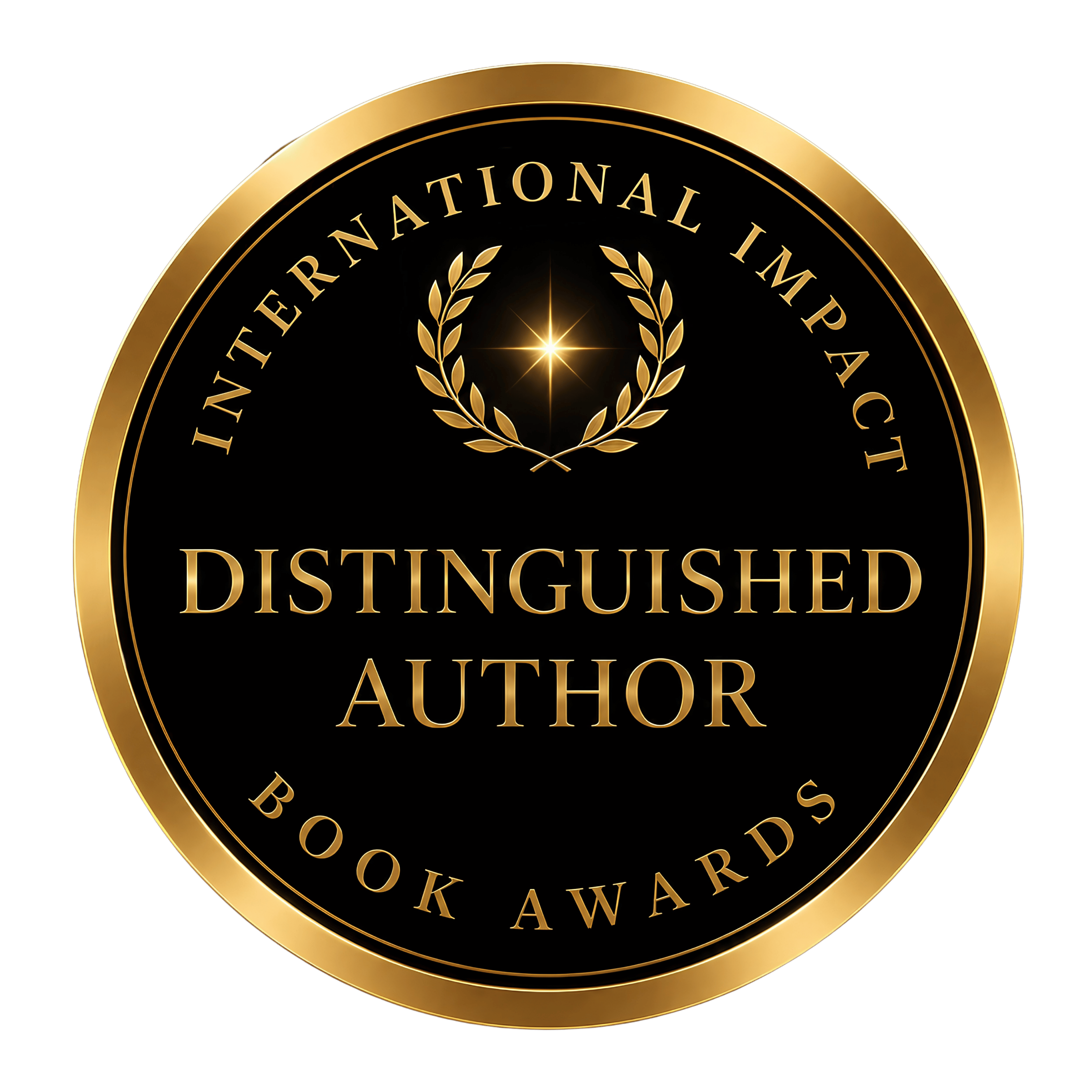 International Impact Book Awards Distinguished Author badge